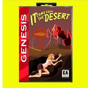 IT Came From The Desert MD Game Card 16 Bit USA Cover for Sega Megadrive Genesis Video Game Console Cartridge