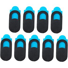 غطاء كاميرا الويب Homoyoyo 9pcs غلاف كاميرا ويب زقزقة على شبكة الإنترنت من أجهزة الكمبيوتر المحمولة لمكتب سطح المكتب الذكي مقاوم للحرارة سهلة التثبيت مع الأجهزة السوداء