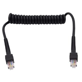 CY Networking RJ45 Cat6 8P8C UTP Male to Male Stretch Coiled Cable LAN Ethernet Network Patch Cord (100cm)