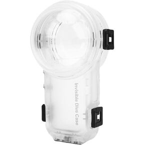 Pomya Diving Camera Case for Snorkeling Underwater, Camera Housing for Insta360X5 60M Water Proof with Magnetic Fast Release Base, Anti Fog Inserts