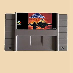 Royal Retro Aero Fighters 16 Bit Big Gray Game Card for USA NTSC Game Player