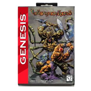 Weaponlord MD Game Card with Custom US Box for 16 Bit Sega Megadrive Genesis Console