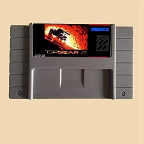 Royal Retro Top Gear 2 16 bit Big Gray Game Card For USA NTSC Game Player