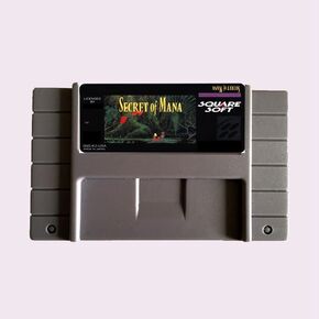 Royal Retro Secret Of Mana NTSC 16 Big Gray Game Card For USA Version Game Player