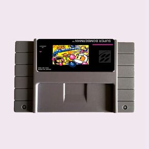 Royal Retro 16 Bit Super Bomberman NTSC Big Gray Game Card For USA Version Game Player