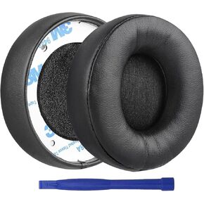 Beats Solo Pro Ear Pads ، Butiao استبدال البروتين البروتين جلد الرغوة أذن الأذن الوسائد الأذن تغطي أجزاء من أذن أذن أذن لبيبس برو برو سولو برو اللاسلكية (أسود)