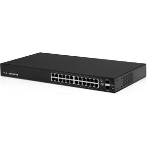 Ubiquiti Networks Edgeswitch 24 Gigabit RJ45 Ports, Mounts, DC Power, (ES-24-LITE),Black