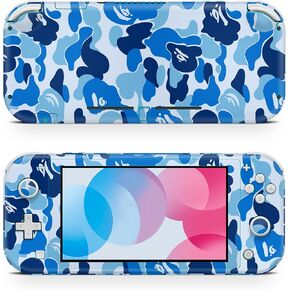 Zoomhitskins تبديل الملحقات lite ، متوافقة مع Switch Lite Skin ، Babe Camo Searrite Purple Baby Baby Aqua Camouflage ، 3M Vinyl ، Date & Fit ، سهل التثبيت ، مصنوع في الولايات المتحدة الأمريكية