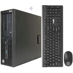 HP Small Form Factor Z230 Workstation Desktop,i7 Refurbished PC,32GB Ram,1TB SSD,Built in WiFi,Windows 11 Pro,HDMI,DP,VGA,DVD,USB 3.0,4K Support,Wireless K&M +TJJ PAD (Renewed)