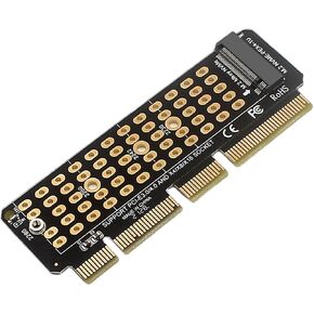 PH41-1U M.2 NVME to PCIE4.0 X4 X8 X16 Adapter Card Single Disk Full Speed X4 Expansion MKEY Support 1U Server SSD 2230/2242/2260/2280