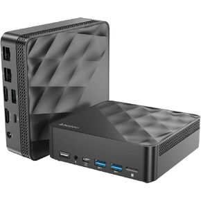 Azeyou Mini PC, 12th Gen Alder Lake- N100(up to 3.4GHz), 16GB DDR4 RAM 1TB M.2 SSD, Desktop Computer Support 4K Dual Display/USB3.2/Type C/WiFi 6/BT5.2/Gigabit Ethernet for Home/Office