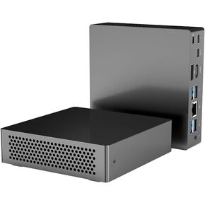 Mini PC C06E, Intel 12th Gen Alder Lake- N100(up to 3.4GHz), 8GB DDR4 256GB SSD Mini Computer, Support 4K Triple Display,WiFi 6/BT5.2/USB3.2/Gigabit Ethernet