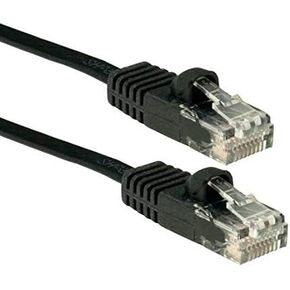 Cat6 UTP Snagless Flat Ethernet Ethernet Network Patch Cable (25 Foot (1 Pack), Black)