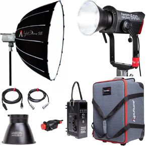 Aputure Light Storm 600d LED Bundle (V-Mount) مع قبة SE 35.5 بوصة (2 عنصر)