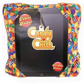 Candy Pattern Plush Tablet Holder