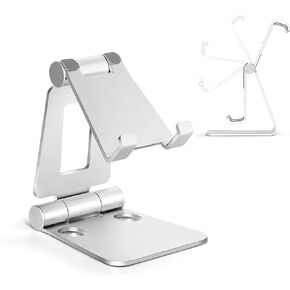 PRO Viewing Stand Compatible with Samsung Galaxy Tab S7+ Desktop Holder That's Adjustable, Portable, Durable up to 13" Screens and 20 pounds! [Gray]