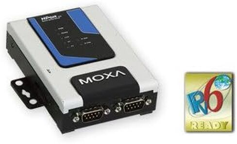 MOXA NPort 6250-T 2 Port Terminal Server, 3 in 1, 10/100M Ethernet, 12-48 VDC, -40 to 75°C in Saudi Arabia