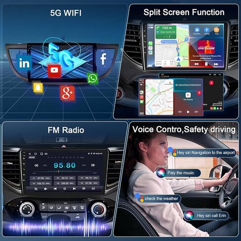 9 inch Android 13.0 Car Radio Stereo for Honda Accord 2003-2004-2005-2006-2007 Capacitive HD Touch Screen Mirror Link GPS Navigation Head Unit with WiFi Bluetooth USB FM Car Audio Steering Wheel in Saudi Arabia