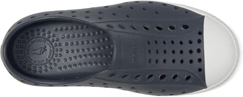 Native Shoes Kids Jefferson (طفل صغير/طفل صغير) - الجزء العلوي والبطانة من مادة EVA - ثقوب للتحكم في درجة الحرارة - أزرق غامق/وردي بارد 5 طفل صغير M in Kuwait