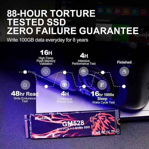 GM528 512GB M.2 SSD NVMe PCIe 2280 Internal Solid State Hard Drive, Up to 5000 MB/s, 3D NAND SLC Cache, SSD for Gaming PC Storage, Business Laptop, Home Entertainment, Creative Workflow in Saudi Arabia