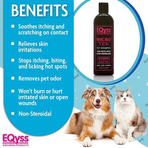 EQyss Grooming Products Micro-Tek Pet Shampoo, 128 oz in Saudi Arabia