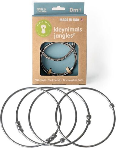 Jangles - Stainless Steel Teething Bracelet and Fidget Toy - Made in USA - by Kleynimals in Kuwait