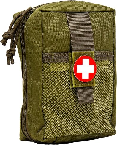 3VGEAR Large MOLLE Medic Pouch - Waterproof with Clamshell Opening, Elastic Loops for Medical Supplies, Hook and Loop Strips, Rugged 600D Polyester in Saudi Arabia
