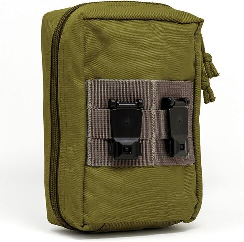 3VGEAR Large MOLLE Medic Pouch - Waterproof with Clamshell Opening, Elastic Loops for Medical Supplies, Hook and Loop Strips, Rugged 600D Polyester in Saudi Arabia