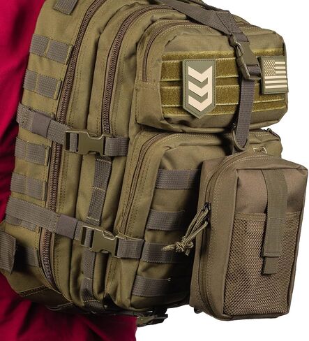 3VGEAR Large MOLLE Medic Pouch - Waterproof with Clamshell Opening, Elastic Loops for Medical Supplies, Hook and Loop Strips, Rugged 600D Polyester in Saudi Arabia
