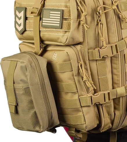 3VGEAR Large MOLLE Medic Pouch - Waterproof with Clamshell Opening, Elastic Loops for Medical Supplies, Hook and Loop Strips, Rugged 600D Polyester in Saudi Arabia