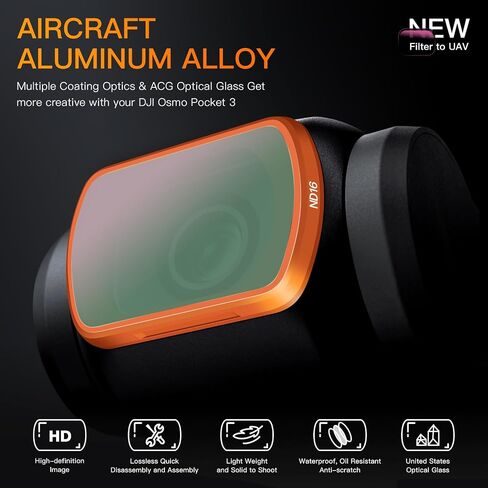MINGVEN CPL Circular Polarizer Filter for DJI Osmo Pocket 3, Magnetic Multi-Coated Filters for DJI Osmo Pocket 3 Creator Combo in Kuwait