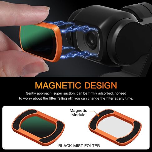 MINGVEN CPL Circular Polarizer Filter for DJI Osmo Pocket 3, Magnetic Multi-Coated Filters for DJI Osmo Pocket 3 Creator Combo in Kuwait