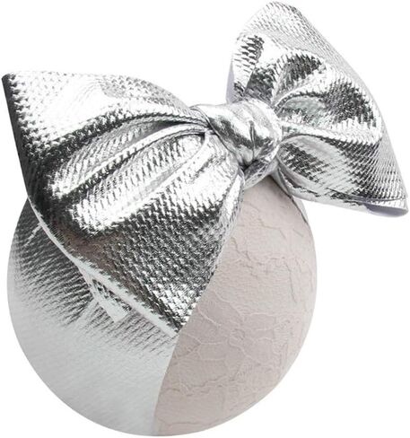 ربطة رأس للأطفال من YanJie باللون الذهبي والفضي مقاس 5 بوصات، ربطة رأس فوضوية كبيرة قابلة للتمدد باللون البرونزي، عصابة رأس على شكل عمامة، قطعتان/الحزمة (5-TJ-Cailan) in Kuwait