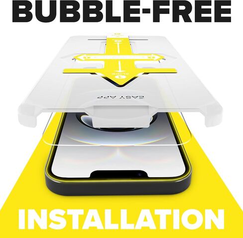 for iPhone 16e Screen Protector with Installation Tool, Tempered Glass 9H, HD Clarity, Buble Free, Anti Scratch [2 Pack] in Saudi Arabia