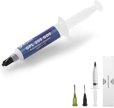Krytox-GPL-205-GD0-Lubricant, Keyboard Switch Lube GPL 205 Grade 0, Syringe for Mechanical Keyboard Switches and Stabilizers (7.5ML 0.53OZ) in Saudi Arabia