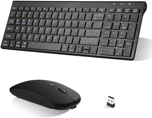 الماوس اللاسلكي اللاسلكي القابل لإعادة الشحن ، لوحة مفاتيح Urbanx Slim Low Low Profile و Mouse Combo مع مفاتيح صامتة مفاتيح لوحة مفاتيح HP Omen 16 Gaming Captop - Black in Saudi Arabia