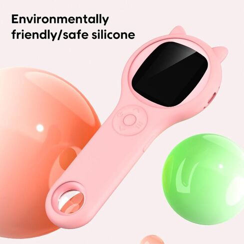 Handheld Digital Microscope for Students Kids with 2.0 Inch Color Screen, 200w, 500x Magnification, 8 Adjustable LED Lights, Magnifying Glass Compatible with Windows OS X (Pink) in Kuwait
