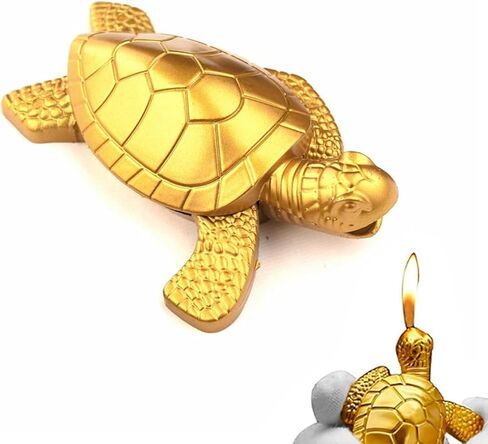 Cute Animal Lighter, Windproof Refillable Adjustable Lighters, Funny Keychain Lighters Gifts for Women, Perfect for Candles, Camping, BBQ (No Butane Fuel Included) (#4) in Saudi Arabia