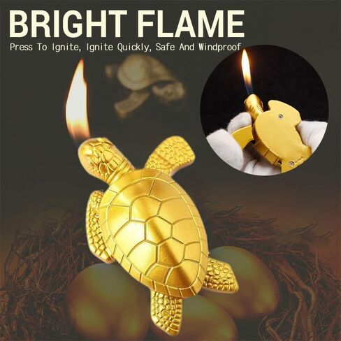 Cute Animal Lighter, Windproof Refillable Adjustable Lighters, Funny Keychain Lighters Gifts for Women, Perfect for Candles, Camping, BBQ (No Butane Fuel Included) (#4) in Saudi Arabia