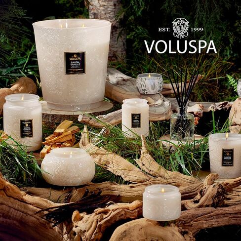 Voluspa 3 Wick Tin Candle - Santal Vanille by Voluspa for Unisex - 12 oz Candle in Saudi Arabia