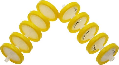 مرشحات حقنة نايلون AMTAST بقطر 25 مم وحجم المسام 0.45 مم غير معقمة (عبوة من 10) in Kuwait