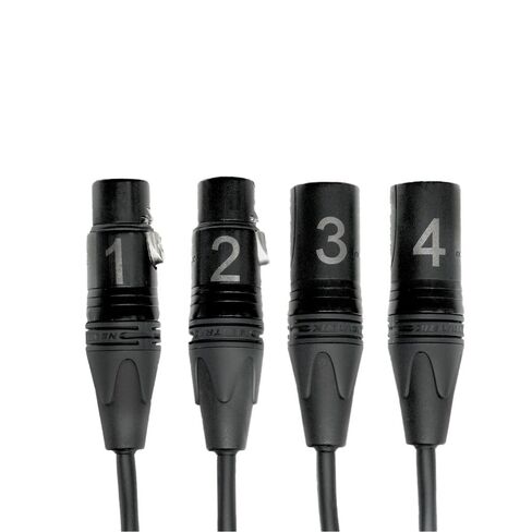 CAT Tails MX - ذكر XLR Breakout 4 خطوط من الصوت التناظري XLR، AES3، DMX أو COM in Saudi Arabia