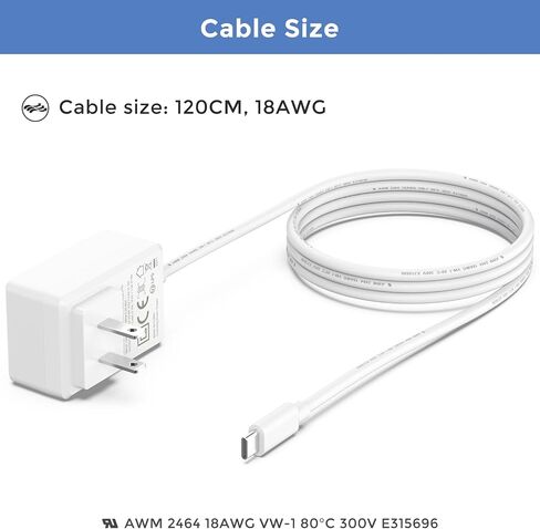 27W Power Supply Adapter for Raspberry Pi 5, USB-C 5.1V/5A PD Power Supply for Rasp Pi 5, GaN PD Power Supply Unit in Saudi Arabia