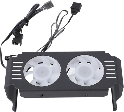 مراوح ARGB لذاكرة Computer Memory Cooler ، بالوعة حرارة وحدة الذاكرة مع تأثير ضوء مزامنة ARGB 5V 3 PIN ، التحكم في درجة حرارة PWM ، دعم DDR DDR3 DDR3 DDR5 (أسود) in Kuwait
