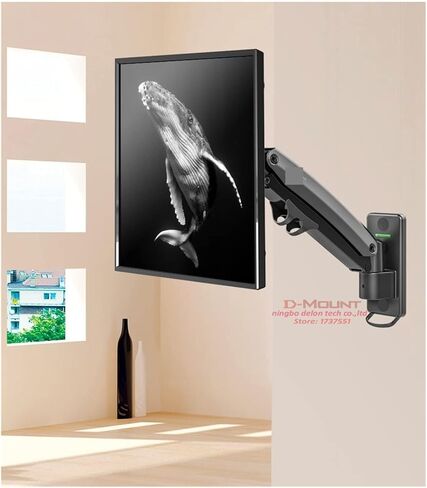 F425 27-45 "Gas Spring Big TV Mount Mount Argn Monitor Monitor Monitor Moniter Aluminium Arm Bracket Arm Movable Arm 3-12kg Arm One (F425) in Kuwait