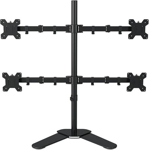 سطح المكتب حامل كامل 360 درجة 4 شاشات شاشة حامل 10 "-24" LCD LED شاشة Mount Mount Arm تحميل 8 كجم كل رأس (لقطات سطح المكتب) in Kuwait