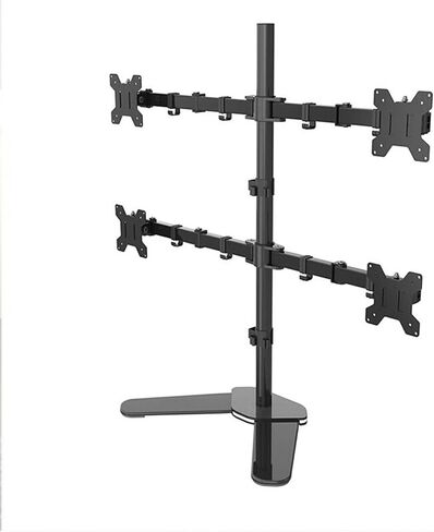 سطح المكتب حامل كامل 360 درجة 4 شاشات شاشة حامل 10 "-24" LCD LED شاشة Mount Mount Arm تحميل 8 كجم كل رأس (لقطات سطح المكتب) in Kuwait