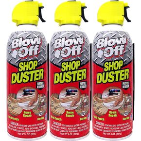 Max Professional BlowOff Shop Duster Compressed Air Duster 8oz - Electronics, Computers, Workshop (3 Units)