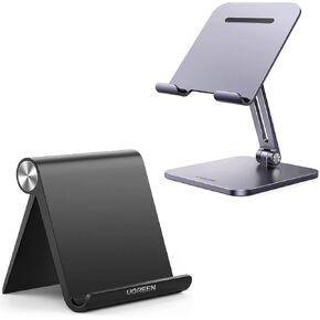 UGREEN Tablet Stand Holder Black Bundle with Tablet Holder Grey
