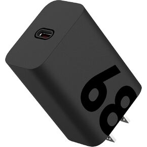 Motorola TurboPower 68W USB-C Wall Charger GaN Tech, Fastest for Moto G Stylus (2025), Motorola Edge (Plus) 2022/2023,Edge 2023/2024, Razr+ (Plus) 2024, PD Devices - No Cable
